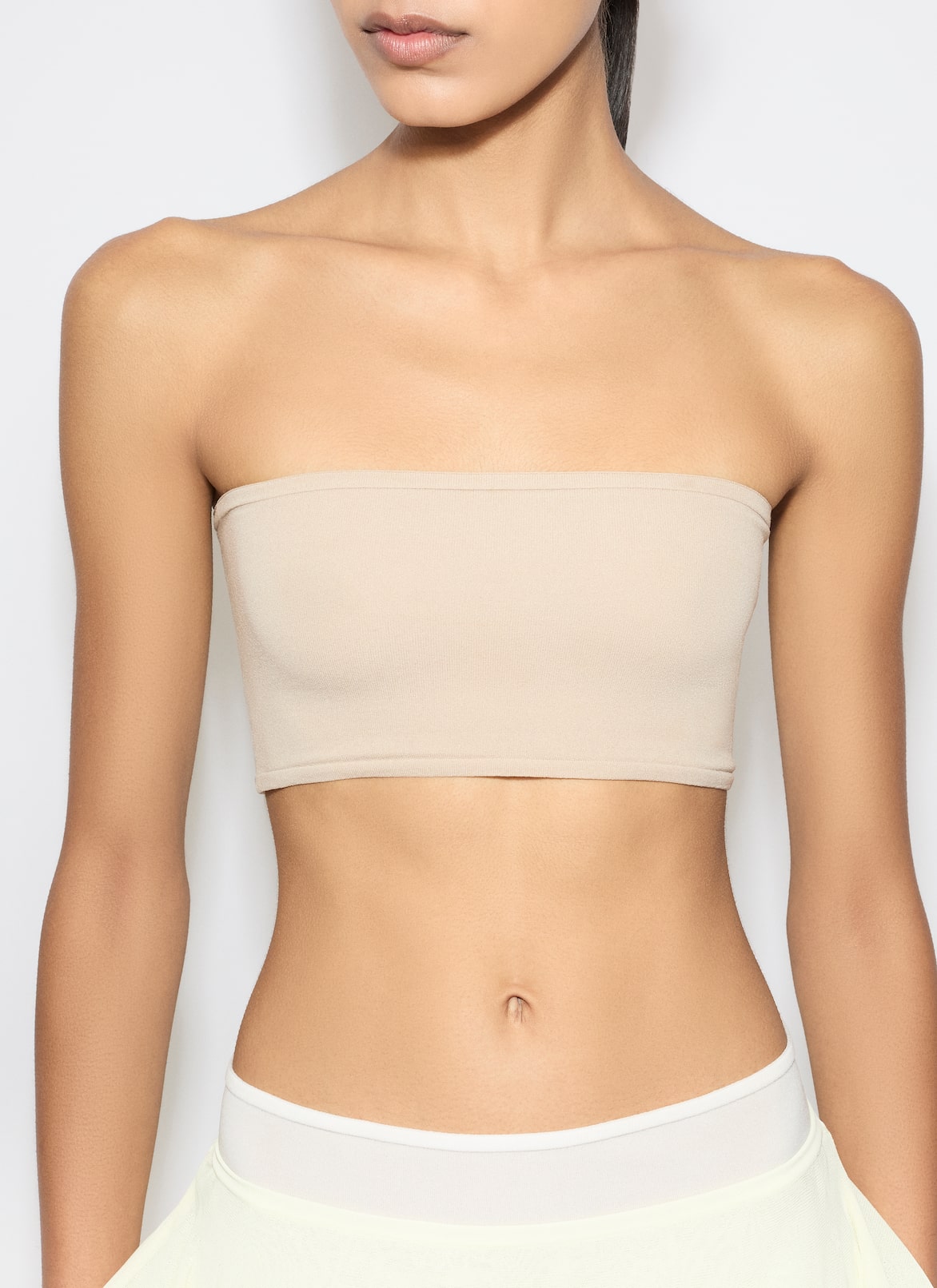 SECOND-SKIN KNIT LINGERIE SET ALAÏA MASTIC SECOND-SKIN KNIT LINGERIE SET